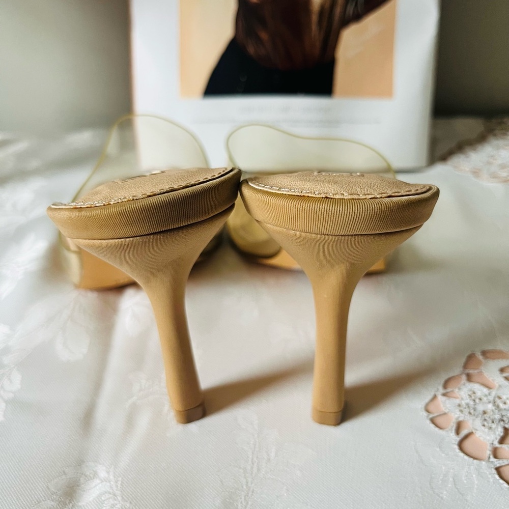 Liliana Transparent and Beige Heels - Picture 3 of 5